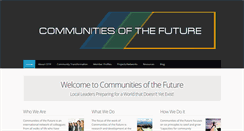 Desktop Screenshot of communitiesofthefuture.org