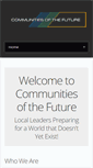 Mobile Screenshot of communitiesofthefuture.org